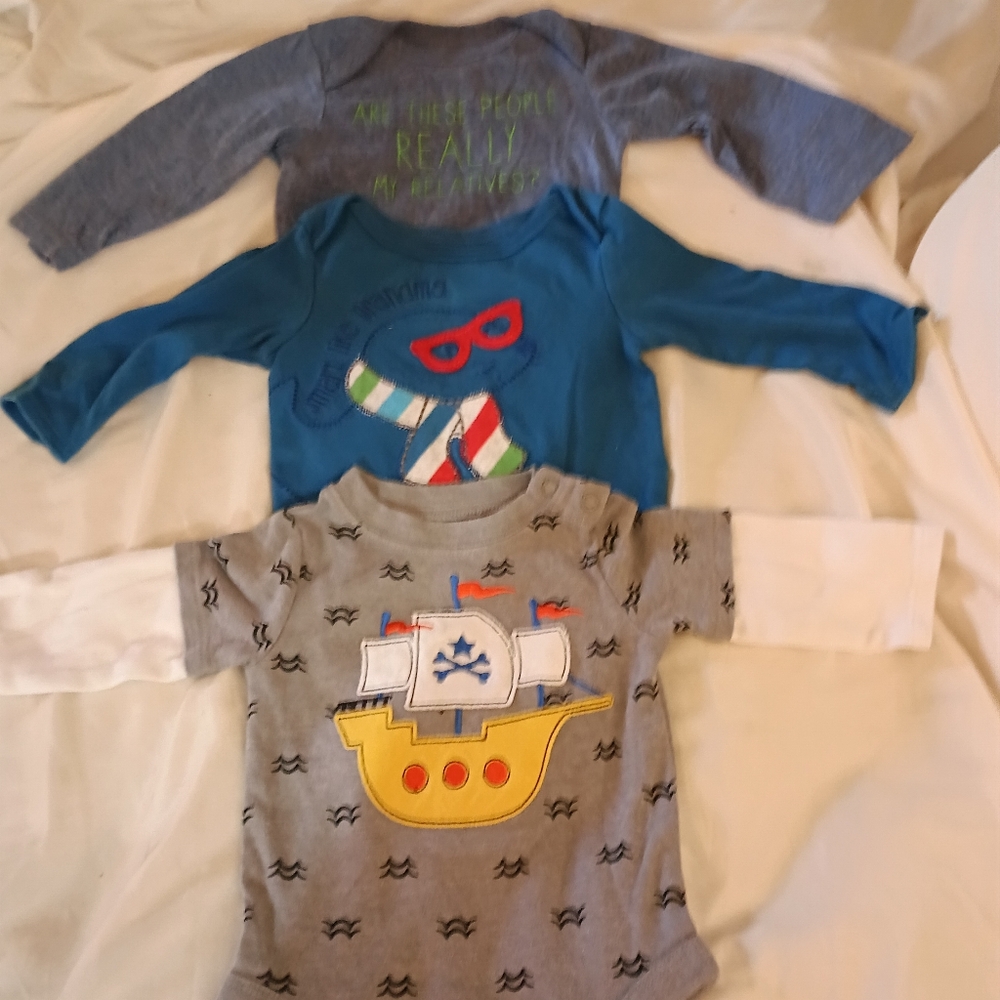 Baby long sleeve onesies very cute!